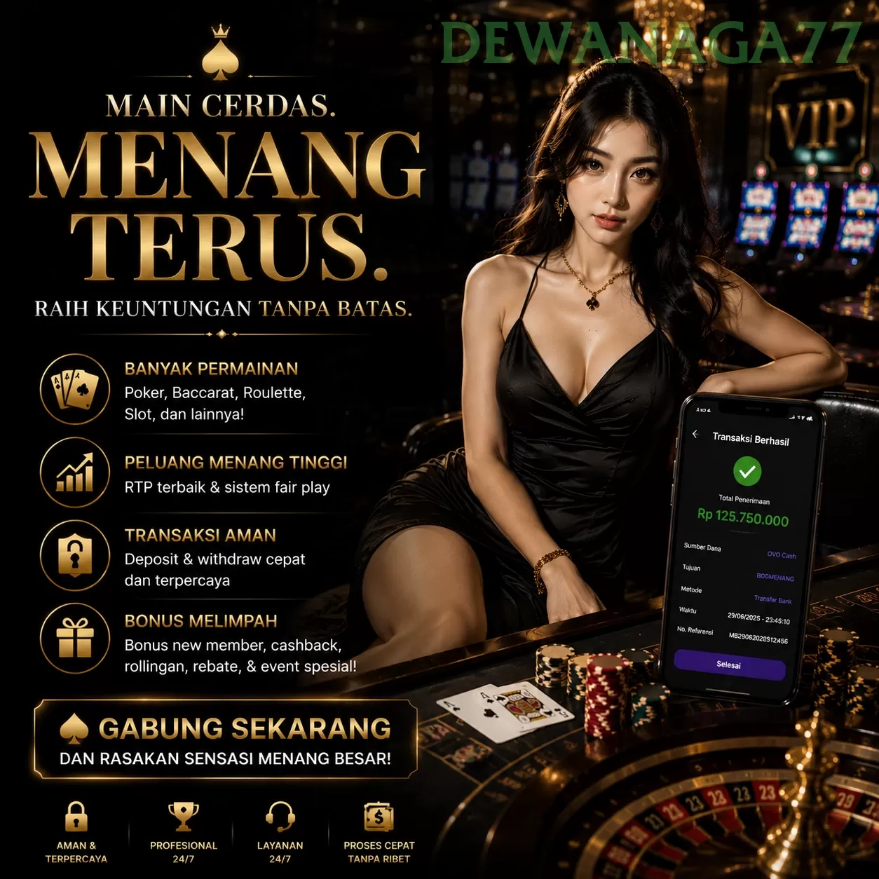 Beragam Permainan yang Tersedia di dewanaga77